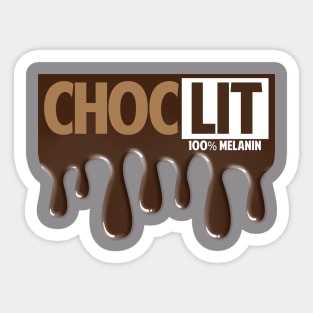 Choclit 100% Melanin Sticker